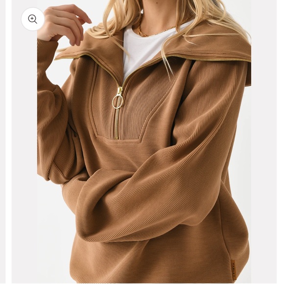 Varley women’s vine half-zip pullover golden bronze small - Picture 4 of 5